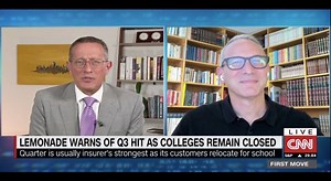 1.1K views · 28 reactions | "Our strategy is to delight consumers, so that as their needs grow, they'll grow with us," says Lemonade CEO and co-founder Daniel Schreiber in a chat with Richard Quest on CNN's First Move. | Lemonade | Facebook