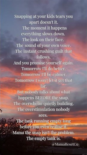 Mama Nobody Talks About What Happens BEFORE you Snap-Every Overwhelmed Mama Needs to Hear This