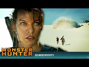 Another giant desert worm in a movie that's not DUNE | Monster Hunter (2020) | Screenfinity