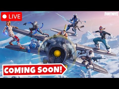 🔴 *NEW* FORTNITE WINTERFEST UPDATE TONIGHT #livestream #fortnite #EpicPartner