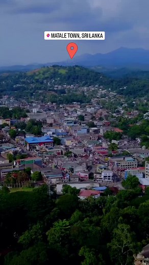 Matale Town Srilanka Drone Shot Video Compilation