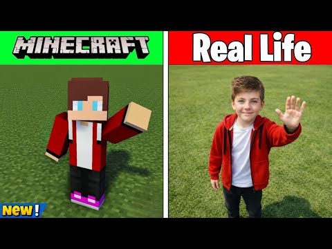 Minecraft Mind Blowing Mobs vs Real Life! (New Inventory)