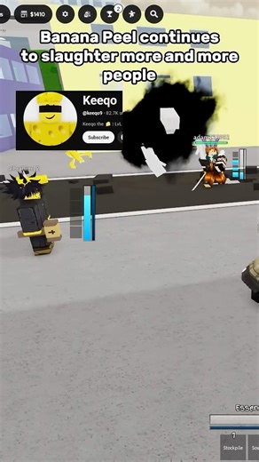 Banana peel is the true definition of jjs #roblox #jjs #jujustushenanigans