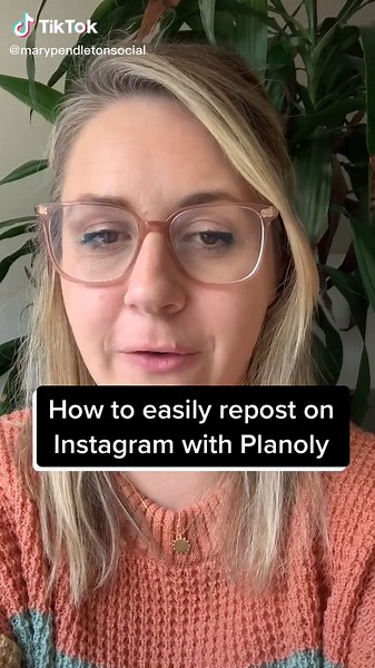 How to easily repost on Instagram using @planoly #skillbuilding #socialmediamanager #igtip #howto #instagramhacks #garyvee #instagramhelp
