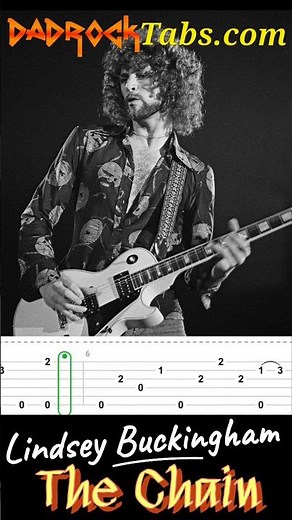 The Chain Fleetwood Mac Lindsey Buckingham #howto #learnguitar #guitartutorial #guitartabs #guitar