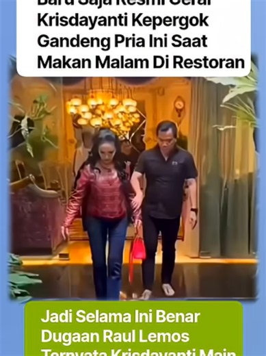 KRISDAYANTI TAK BERKUTIK SAAT KEPERGOK JALAN DENGAN SELlNGKUHANYA#krisdayanti #raullemos #gosip -