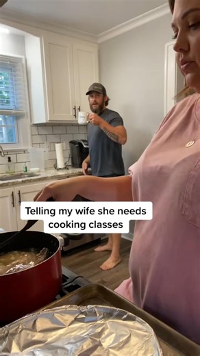 Was the cooking classes not a good idea？!😧 OC @camandmall #couplescomedy #coupleshumor #husbandandwifecomedy | Itsnastynaz