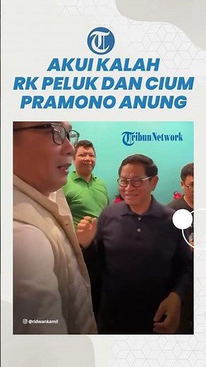 Akui Kalah di Pilkada Jakarta, Ridwan Kamil Peluk dan Cium Tangan Pramono Anung: Ini Takdir Terbaik