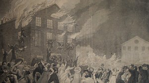 In 1811, a devastating fire killed 72 theater-goers in the same theater that Poe's mother gave her final performance. Join Chris (in an actual crypt this time!) as he explores the burial site of these victims and their impact on Poe's later life. | The Poe Museum