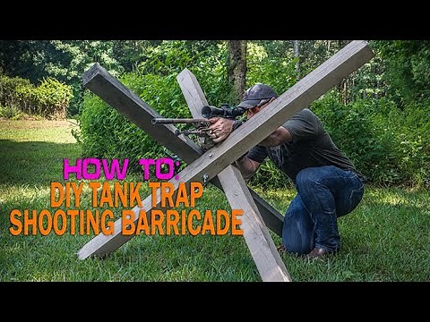 How to Build a DIY Tank Trap Shooting Barricade for PRS Practice