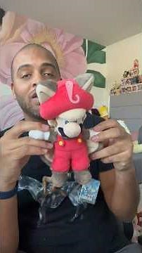 Nintendo Flying Squirrel Mario 9" Plush from Amazon with Rock Mercury