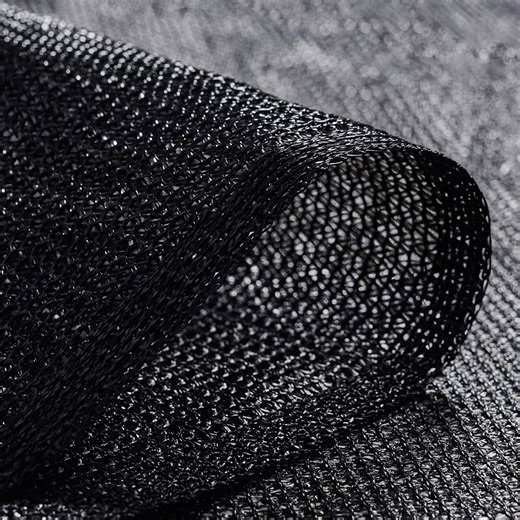 Coolaroo 1.83 Wide Black Light-Duty Screening Shade Cloth 70% UV Block – P/Mtr