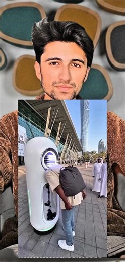 AI Haircut Machine (Dubai)#motivation #success #trending #viral #shorts #technology