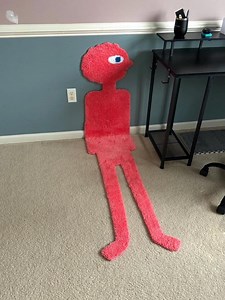 Prismo Rug - 6FT TALL - Adventure Time, Handmade, Christmas Gift Decor, Prismo - Etsy