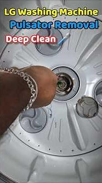 LG Top Load Washing Machine Pulsator Cleaning🫧🪥 #lg #lgwashingmachine #tubclean #drumclean #pulsator