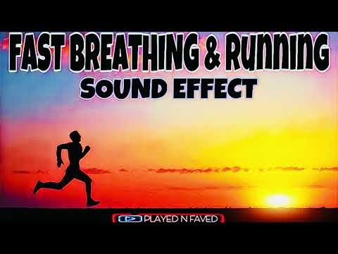 Fast Breathing & Running Sound Effect