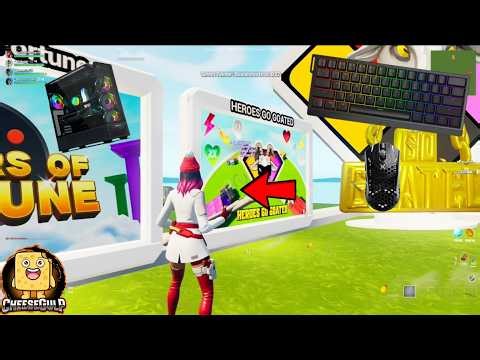 Fortnite 3v3v3v3 Go Goated Zone Wars 🐐 PC GAMEPLAY (240 FPS)