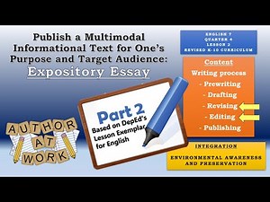 Eng7-Q4-Publish a Multimodal Informational Text for One’s Purpose and Target Audience (Part 2)