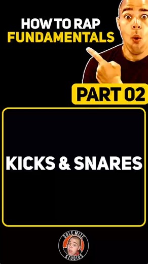 How To Rap Basics PART 02: Kicks And Snares #musictheory #howtorap