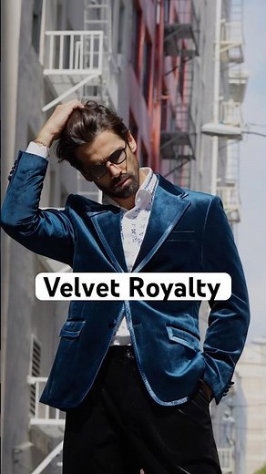 Velvet Men’s Blazer – Fall Luxury in 5 Colors | Barabas Men