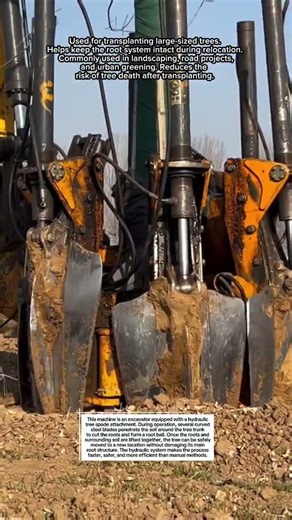 Tree Spade Excavator – Fast and Efficient Large Tree Transplanting
