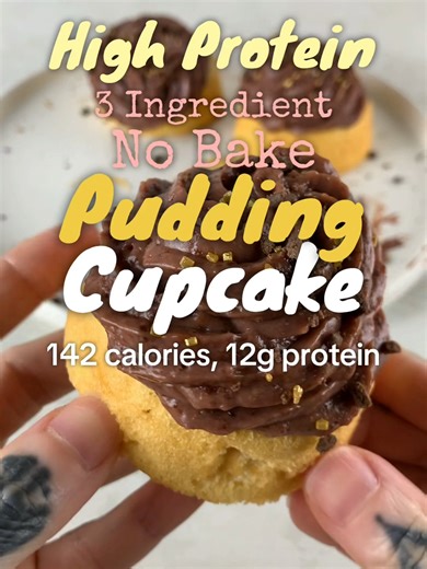 No-Bake Protein Chocolate Pudding Cupcakes Recipe