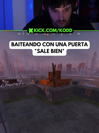 Baiting with a Door in Rust Gameplay