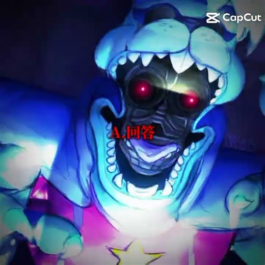 glamrock bonnie #capcut #fnafsecuritybreach #template (I forgot to delete the text)