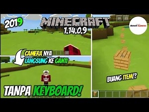 CARA MENGANTI CAMERA & DROP ITEM DENGAN CEPAT! MINECRAFT PE - 2019 TERBARU!
