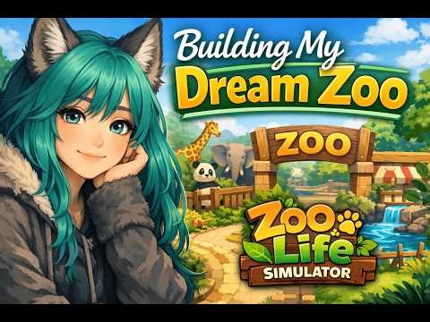 Building My Dream Zoo in Zoo Life Simulator 🦁 | First Look Gameplay | #zoolifesim, #keymailer
