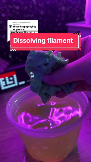 Dissolving Filament Experiment: How Long Until Polysmooth Fully Dissolves?