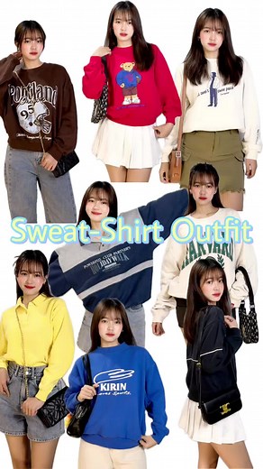 Who likes to wear a comfortable sweatshirt 🤍 #fyp #foryou #foryourpage #sweatshirt #outfit