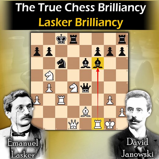 The True Chess Brilliancy | Lasker vs Janowski 1910 | Kings Hunt