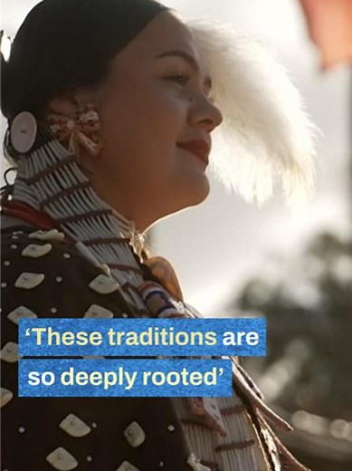 From the Sicangu Lakota lands to Gumatj Country, Tashina Red Hawk is sharing her culture and the meaning behind her regalia at Garma #Garma2025