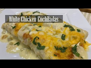 White Chicken Enchiladas || How To Make Creamy Chicken Enchiladas Recipe - RKC