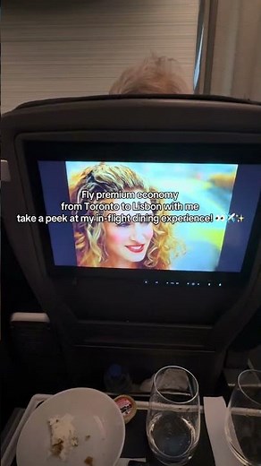 Air Canada Premium Economy unboxing (the flight) #aviation #review