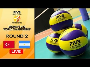 TUR vs. ARG - Full Match | Round 2 | Women's U20 Volleyball World Champs