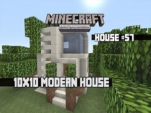 Minecraft Xbox 360 10x10 Modern House