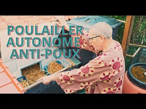 Un poulailler autonome anti-poux rouges avec portes automatiques Omlet !