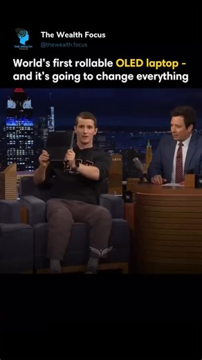 Thewealth Focus on Instagram: "The world’s first OLED rollable laptop marks a bold leap into the future of portable technology. Unlike traditional foldable or detachable designs, this innovation features a flexible OLED display that can smoothly roll out to transform from a compact tablet-like form into a full-sized laptop screen. Its rollable mechanism allows users to switch between multiple screen sizes instantly, offering unmatched versatility for work, entertainment, and creativity. Lightwei