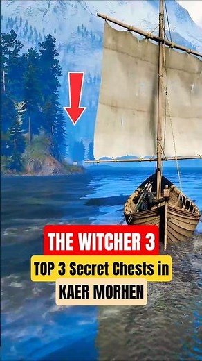 Top 3 Secret Chests in Kaer Morhen - The Witcher 3 #shorts #thewitcher