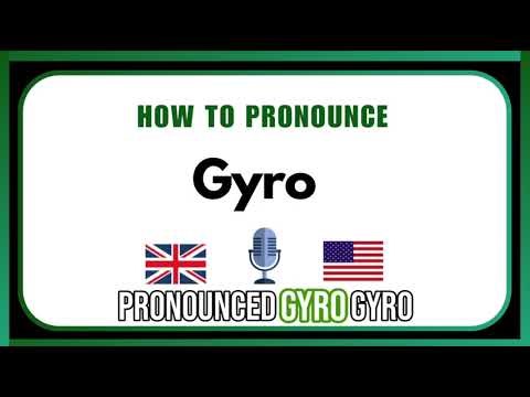How To Pronounce Gyro Correctly | Easy English Pronunciation Guide