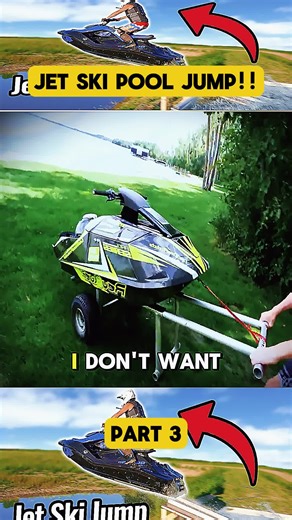 Jet Ski Pool Jump!! Part3!#stark #electric #cboysTV #banned #tiktokusa