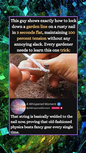 LOCK A GARDEN LINE IN SECONDS