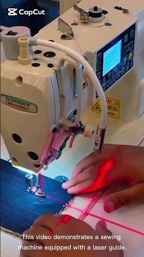 The Laser-Guided Sewing Machine