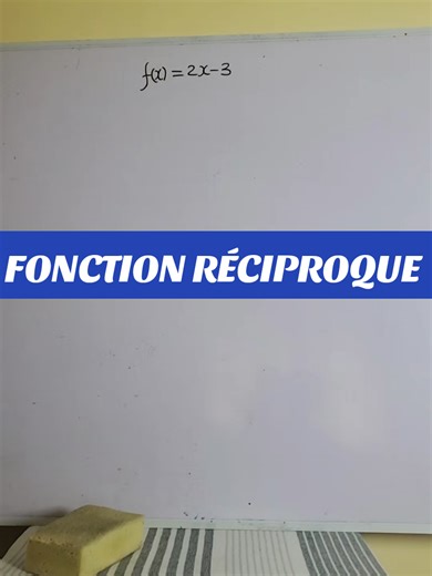 Fonction réciproque #mathsforall #maths #viral