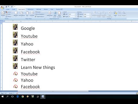 How to Use Picture as Bullets in MS Word