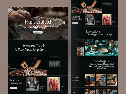 Artisan Home Decor Website Design