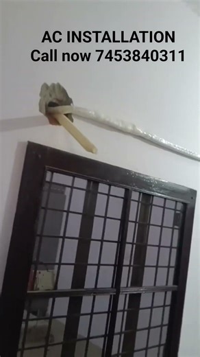 AC INSTALLATION #trendingshorts #airconditionerinstallation #acservice #moradabad