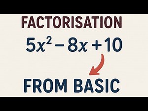 Splitting The Middle Term | Factorisation | Class 8 , 9 & 10| Factorize